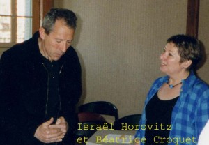 ISRAËL HOROVITZ ET BEATRICE CROQUET AVEC LEGENDE