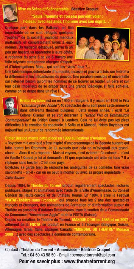 Le Colonel Oiseau - tract verso